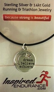 2nd Prize: SS Dream, Believe, Achieve Charm and Necklace (Value $50)